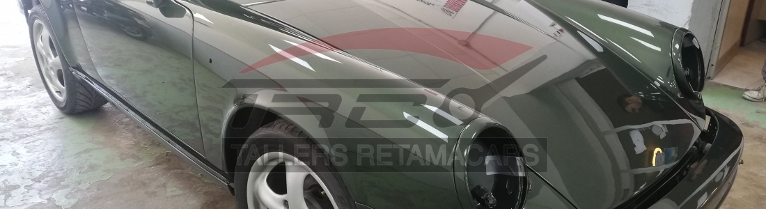 Reparació de planxa i pintura – Porsche 911SC 3.0 Targa