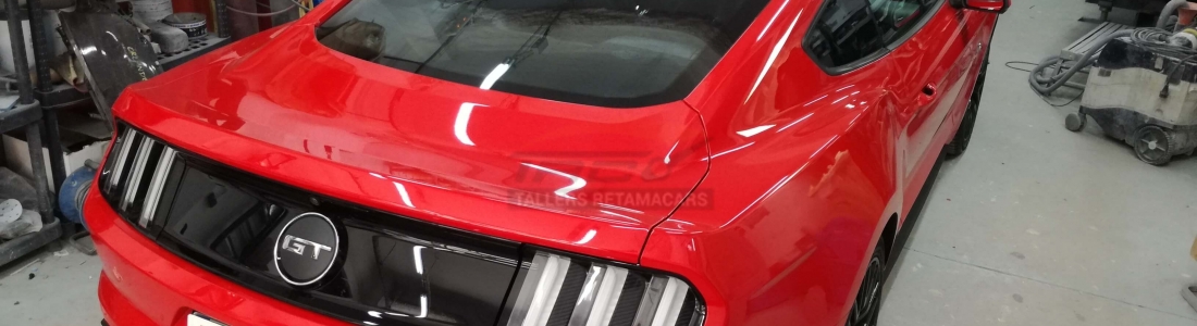 Reparación chapa y pintura del techo – Ford Mustang 2016